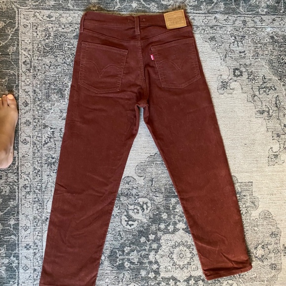 Levi corduroy wedgie straight pants - Picture 3 of 6
